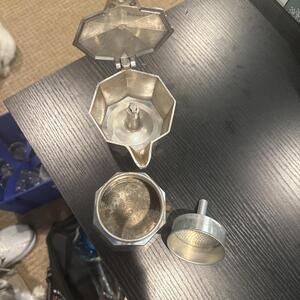 Junior Expresso 1 Cup Coffee Maker Anodised Finish